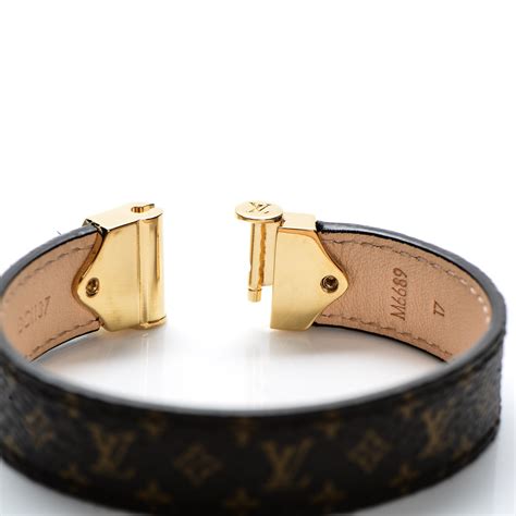 lv monogram bracelet|louis vuitton nano monogram bracelet.